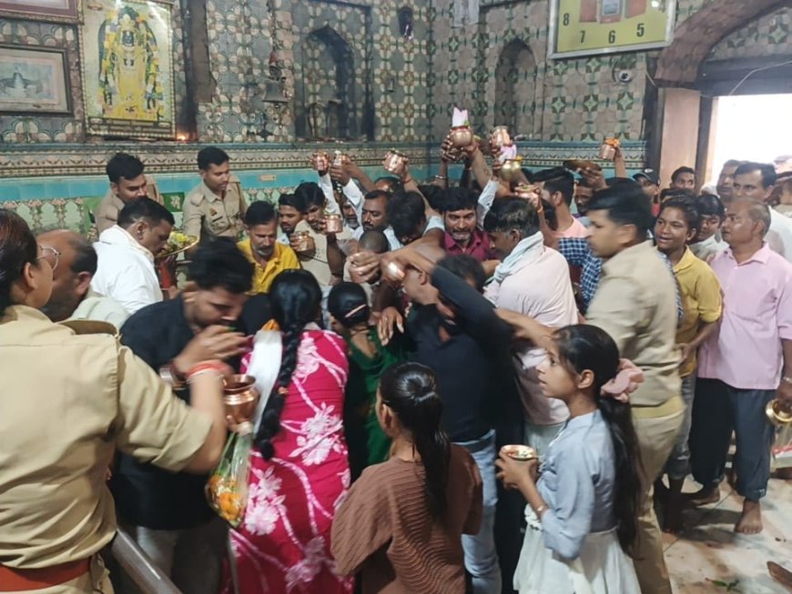 पुरुषोत्तम मास के चौथे सोमवार पर लोधेश्वर धाम में उमड़ा आस्था का सैलाब
