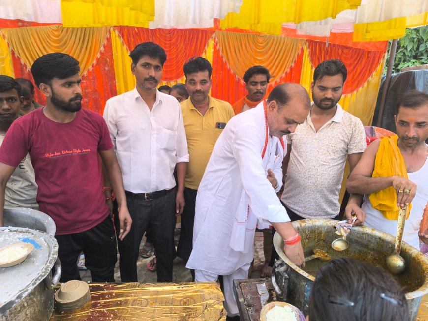 ज्येष्ठ माह के छठे बड़े मंगलवार पर क्षेत्रभर में सजे भंडारे, श्रद्धालुओं ने ग्रहण किया प्रसाद