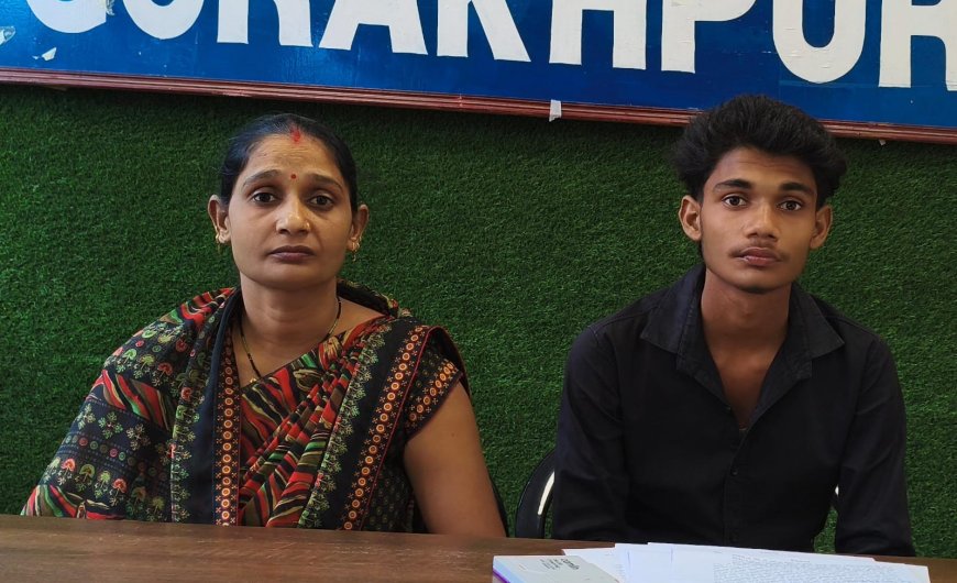 नशे में धुत पति से जमीन का बैनामा कराने का आरोप, महिला ने प्रशासन से लगाई न्याय की गुहार