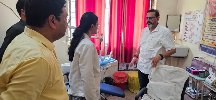 सीएमओ ने सीएचसी रामनगर का किया औचक निरीक्षण, स्वास्थ्य सेवाओं का लिया जायजा
