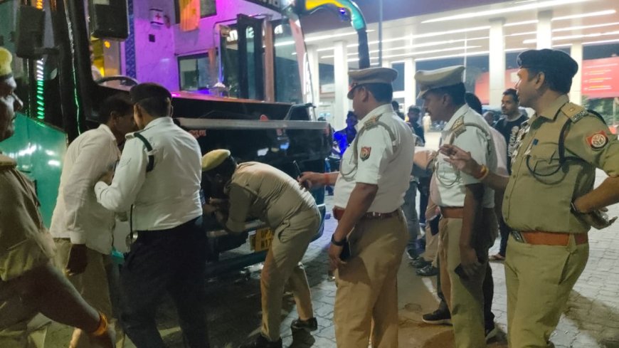 गोरखपुर में यातायात पुलिस का बड़ा अभियान, दो दिनों में 1470 वाहनों पर कार्रवाई