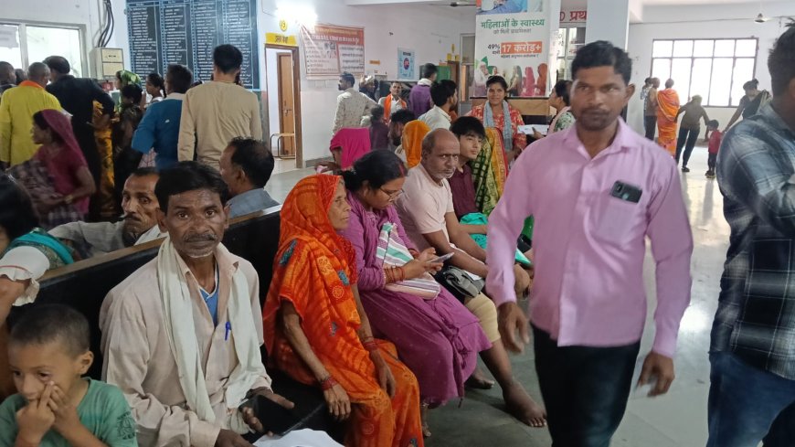 संयुक्त चिकित्सालय सिरौलीगौसपुर की ओ पी डी में 845 मरीजों का उपचार किया गया