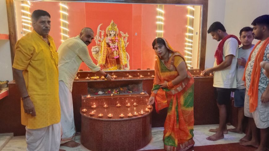 प्राण प्रतिष्ठा महोत्सव में दीपोत्सव एवं भजन संध्या का भव्य आयोजन, भक्ति में सराबोर हुए श्रद्धालु