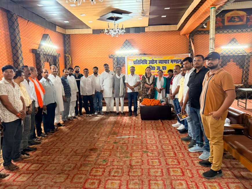 प्रतिनिधि उद्योग व्यापार मंडल  के जिले की कमान दीपक सिंह  को सौपी गयी