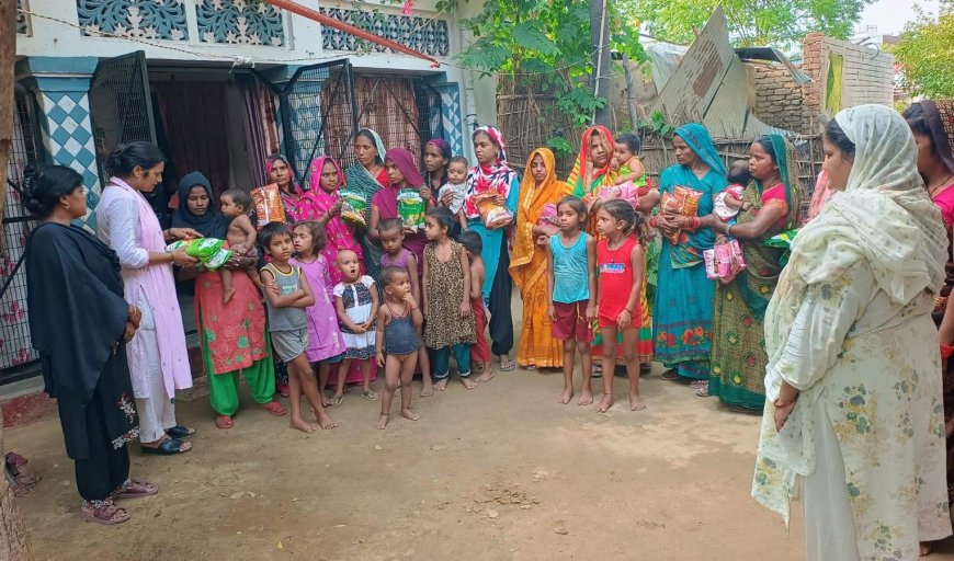 किंतूर में सीडीपीओ ने बांटा टेक होम राशन, बताई नई पोषण रेसिपी    0-6 वर्ष के बच्चों, गर्भवती व धात्री महिलाओं को मिलेगा नई रेसिपी का लाभ