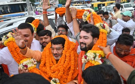 गोरखपुर में भाजपा प्रदेश मंत्री सहजानंद राय का भव्य स्वागत, 2027 चुनाव को लेकर कार्यकर्ताओं को दिया संदेश