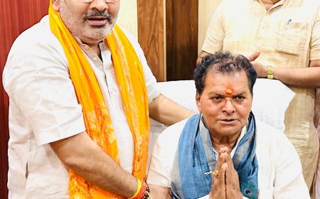 सहजानंद राय ने विनोद राय को सौंपा भाजपा गोरखपुर क्षेत्रीय अध्यक्ष का दायित्व, संगठन सर्वोपरि का दिया संदेश
