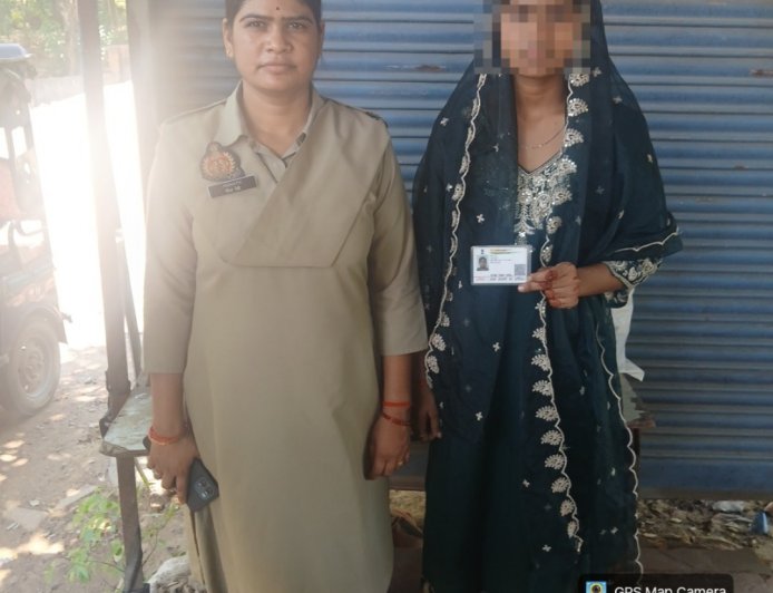 ऑपरेशन मुस्कान के क्रम में थाना पहाड़ी पुलिस ने अपहृता को सकुशल बरामद किया