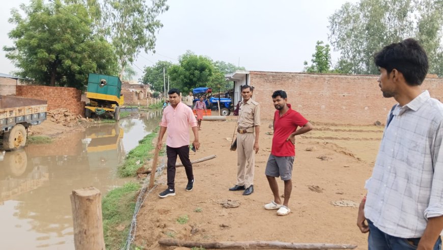 एसडीएम की तत्परता से दूर हुई एक वर्ष पुरानी जलभराव की समस्या, अवैध अतिक्रमण हटाकर कराई गई जल निकासी