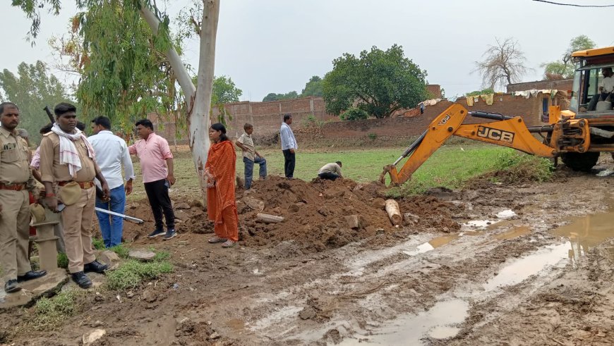 एसडीएम की तत्परता से दूर हुई एक वर्ष पुरानी जलभराव की समस्या, अवैध अतिक्रमण हटाकर कराई गई जल निकासी