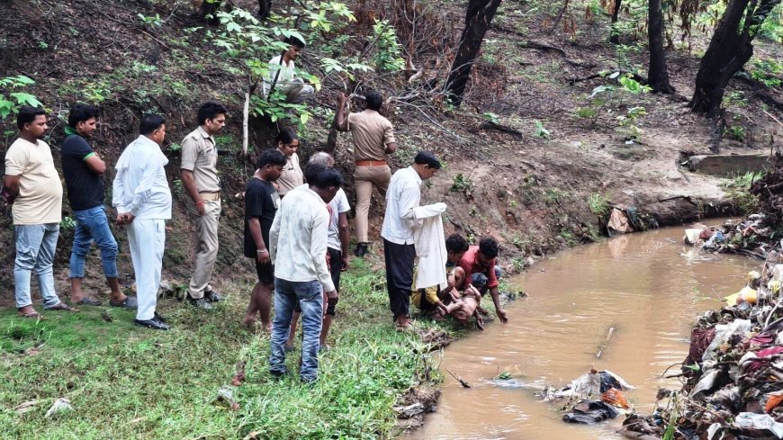दुधमुंहे पुत्र के साथ नाले में बही महिला, दोनों की गई जान